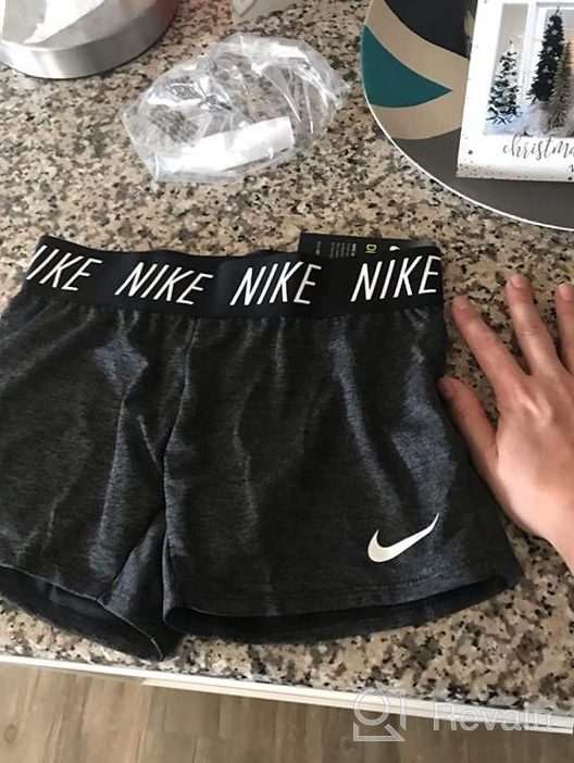 img 1 attached to 👧 Get Ready to Train with NIKE Girls' Dry Trophy Training Shorts! review by Holly Luna