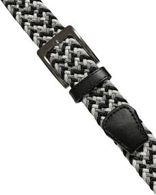 img 1 attached to Womens Stretch Braided Elastic Casual Women's Accessories in Belts