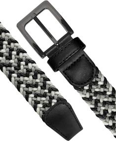 img 3 attached to Womens Stretch Braided Elastic Casual Women's Accessories in Belts