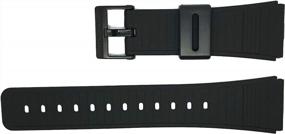 img 1 attached to Casio 22Mm Black Resin Buckle