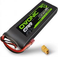 power up your rc vehicle with ovonic 3s lipo battery - 100c, 8000mah, 11.1v with dean-style t & xt60 connector logo