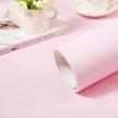 easy to apply peel and stick wallpaper self-adhesive film - pink wallpaper for walls, shelves, tables & doors renovation. logo