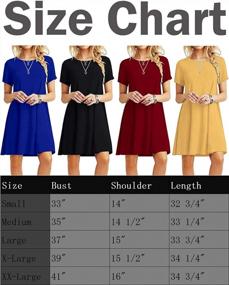 img 1 attached to Women'S Summer Short Sleeve Casual T Shirt Dress Loose Dresses By SHENBOLEN