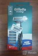img 1 attached to Gillette Mach3 Reusable Shaving Razor UEFA Champions League Grey/Black review by Bnh H ᠌