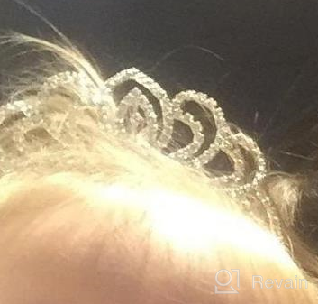 img 1 attached to Silver Crystal Tiara Crown Headband For Women And Girls - Elegant Princess Crown With Combs Pin For Bridal Weddings, Proms, Birthdays, And Parties - Bseash Mini 4.4 review by Steven Doty