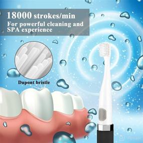 img 2 attached to 🪥 Waterproof Portable Electric Toothbrush for Travel and Oral Care