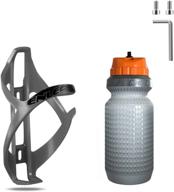 ride without worries: enlee's lightweight water bottle holder for mountain bike logo
