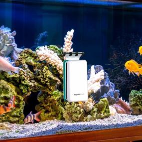 img 2 attached to Efficient 2-In-1 Magnetic Fish Tank Cleaner With Non-Slip Design And Scratch-Free Blades