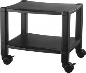 img 4 attached to Kantek Under-Desk Printer Stand With 2 Shelves, Mobile Design, 17 X 13.25 X 14.13 Inches, Black (PS510) - Enhance Your SEO Rank With This!