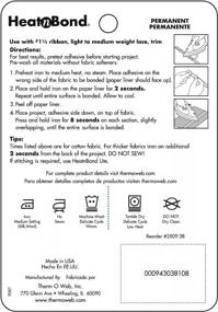 img 3 attached to HeatnBond UltraHold Iron Adhesive Yards Sewing and Sewing Notions & Supplies