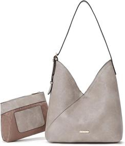 img 4 attached to Стильные и вместительные сумки-хобо для женщин - дизайнерские сумки, сумки и модные сумки через плечо из веганской кожи от CLUCI