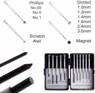 🔧 upgrade edition: 11pcs precision screwdriver set for eyeglass, electronics, toys, computer, watch repair diy projects логотип