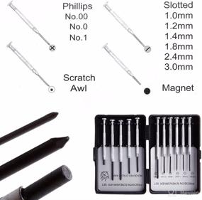 img 4 attached to 🔧 Upgrade Edition: 11Pcs Precision Screwdriver Set for Eyeglass, Electronics, Toys, Computer, Watch Repair DIY Projects