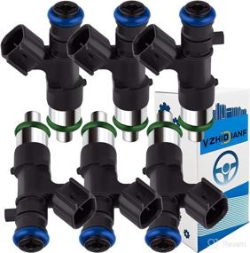 img 4 attached to Fuel Injector 0280158028 Replacement for Chrysler, Dodge - 6 Pcs Set (2.7L, 3.5L, 4L, 5.7L)