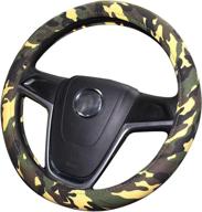 beixi cool camo steering wheel cover 2019 for men and girl (green new) logo