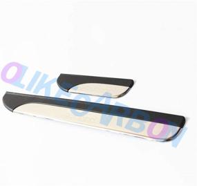 img 2 attached to 🚗 OLIKE Fashion Style Door Sill Scuff Plate Guard for Honda Accord 2013-2017 (9TH Gen) - Protects & Enhances Vehicle's Interior