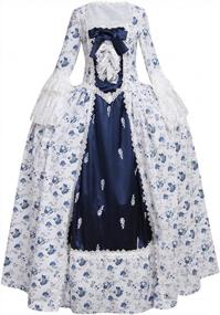 img 4 attached to Women'S Gothic Victorian Rococo Ball Gown Costume Dress For CosplayDiy