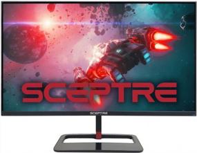 img 4 attached to Sceptre E325B-QPN168 2560X1440 DisplayPort Monitor with Built-In Speakers, Blue Light Filter, Flicker-Free, Frameless Design - IPS Technology