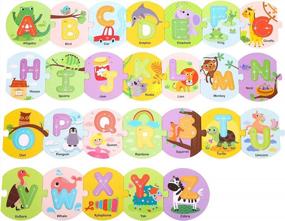 img 3 attached to Вовлеките своего ребенка в процесс обучения с эксклюзивной многоцветной головоломкой Amazon ABC Alphabet для детей