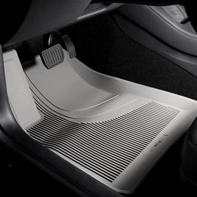 img 2 attached to August Auto All Weather Heavy Duty Waterproof TPE Car Floor Mats For Tesla Model 3 2015-2022 Interior Accessories
