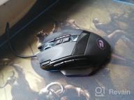 img 1 attached to Redragon M801 Wireless Gaming Mouse with RGB Backlight, 9 Programmable Buttons and Macro Recording for Windows PC Gamers - Black review by Chun Hee Kim ᠌