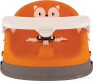 🦊 infantino fox-theme 4-in-1 feeding booster seat with space-saving design - grow-with-me, ideal for infants 6m+ and toddlers 3y+ logo