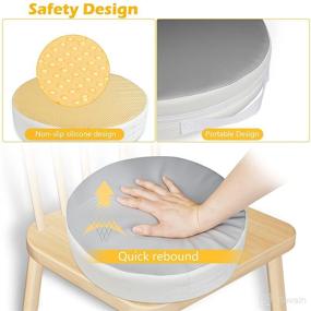 img 2 attached to Toddler Booster HOSEASCA Non Slip Washable Feeding