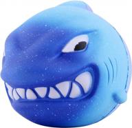 get stellar stress relief with anboor's galaxy shark squishies - super soft, slow rising, and fragrant! logo