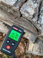 img 1 attached to Digital Moisture Meter, Pin Type Water Leak Detector For Wood, Firewood, Walls, Drywall, Paper Brick Concrete Building Material - Wintact Pocket review by Thomas Ramirez