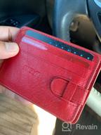 img 1 attached to Premium Pocket Bifold Genuine Leather Wallet: Sleek Style with Ultimate Functionality review by Gary Morris