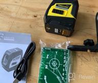 img 1 attached to Efficient And Versatile Green Beam Laser Level With Rechargeable Lithium Battery For Precise Wall Tile Installation And Ceiling Construction - Firecore F113XG review by Joseph Campos