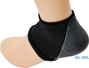 img 2 attached to Relieve Heel Sensitivity In Kids With KidSole Gel Heel Strap - Perfect For Severs Disease And Plantar Fasciitis (Kids Sizes 1-6, Black)