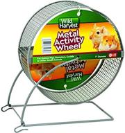 🐹 wild harvest 7-inch metal pet activity wheel: ideal for guinea pigs, hamsters, gerbils, and small animals логотип
