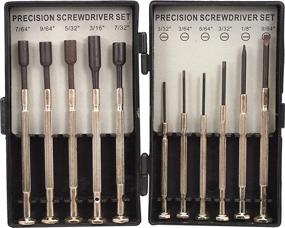 img 1 attached to 🔧 Versatile 11pc Precision Screwdriver & Nut Driver Set: Essential Case Tools for Precision Work