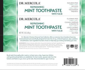 img 1 attached to 🌿 Dr Mercola Mint Toothpaste Tulsi: Natural Oral Care for a Refreshing Breath and Ayurvedic Healing