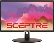 sceptre e205w-16003rtt monitor: built-in hd speakers, 75hz refresh rate logo