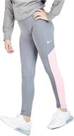 nike girls trophy tight medium girls' clothing : active логотип