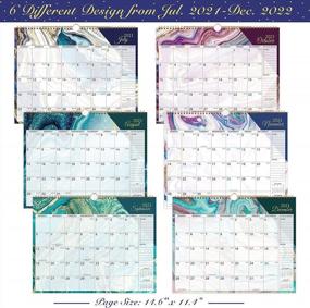 img 1 attached to Stay Organized In 2022 With Our Twin-Wire Bound Wall Calendar - January To December With Julian Dates!