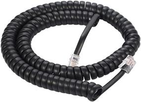img 2 attached to InstallerParts RJ22 Coiled Telephone Black