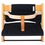 🪑 janabebe cushion for stokke tripp trapp high chair in black series logo