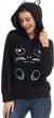 cute and cozy: persun women's cat ear hoodie with kangaroo pouch logo