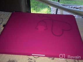 img 6 attached to Стильно защитите свой MacBook Pro с красным жестким чехлом и чехлом для клавиатуры RUBAN для старых 13-дюймовых моделей (2009–2012 гг.)