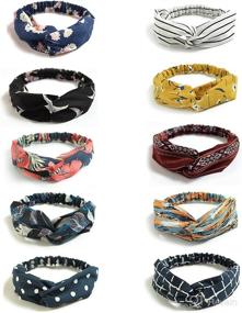 img 4 attached to 👒 DRESHOW Printed Twisted Headbands: Stylish Accessories for Enhanced SEO