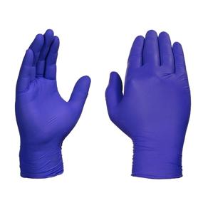 img 3 attached to AMMEX Indigo Nitrile Exam Gloves, 3 Mil, Latex/Powder Free, Food-Safe, Textured, Non-Sterile, Small Size, Case of 1000