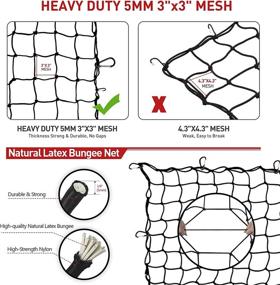 img 2 attached to AUTOGEN Stretches Heavy Duty Natural Carabiners Exterior Accessories - Truck Bed & Tailgate Accessories