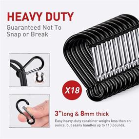 img 1 attached to AUTOGEN Stretches Heavy Duty Natural Carabiners Exterior Accessories - Truck Bed & Tailgate Accessories