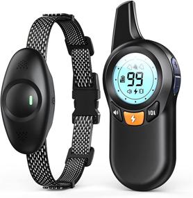 img 4 attached to 🐶 JSCLYAN Waterproof Dog Training Collar: Rechargeable Shock Collar for Medium & Large Dogs, 1600ft Range - Beep, Vibration, Shock Modes - Keypad Lock, Support for Training 3 Dogs