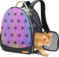 garsika backpack luminous geometric ventilated logo