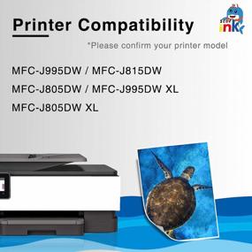 img 2 attached to 🖨️ st@r ink Compatible Ink Cartridge Replacement for Brother LC3035 3035 LC3033 3033 XXL | MFC-J995DW MFC-J995DWXL MFC-J815DW MFC-J805DW MFC-J805DWXL Printer | 4 Packs (BK/C/M/Y)