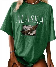 img 3 attached to Vintage Stand Collar Hoodie Sweatshirt With Long Sleeves And ALASKA Letter Print For Women By YEMOCILE - Novelty Pullover